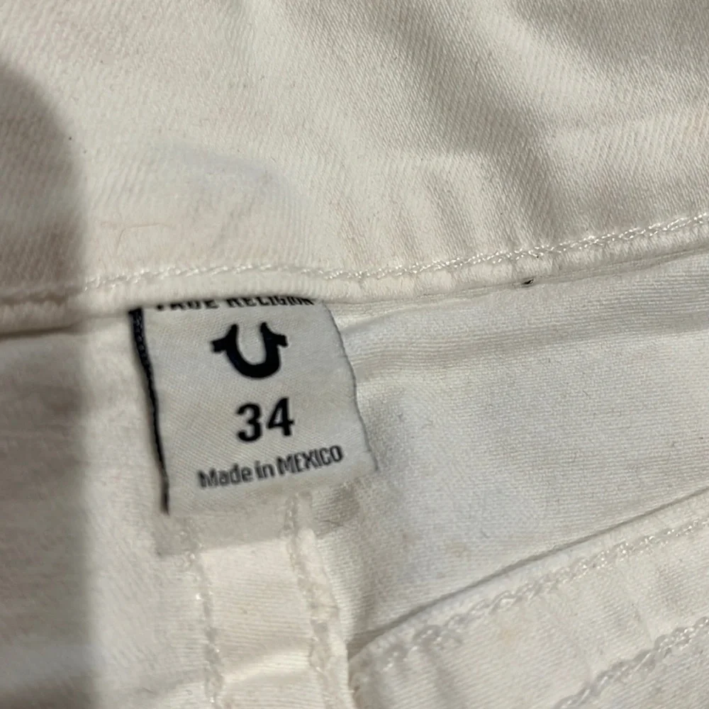 True Religion Men’s White Denim Jeans